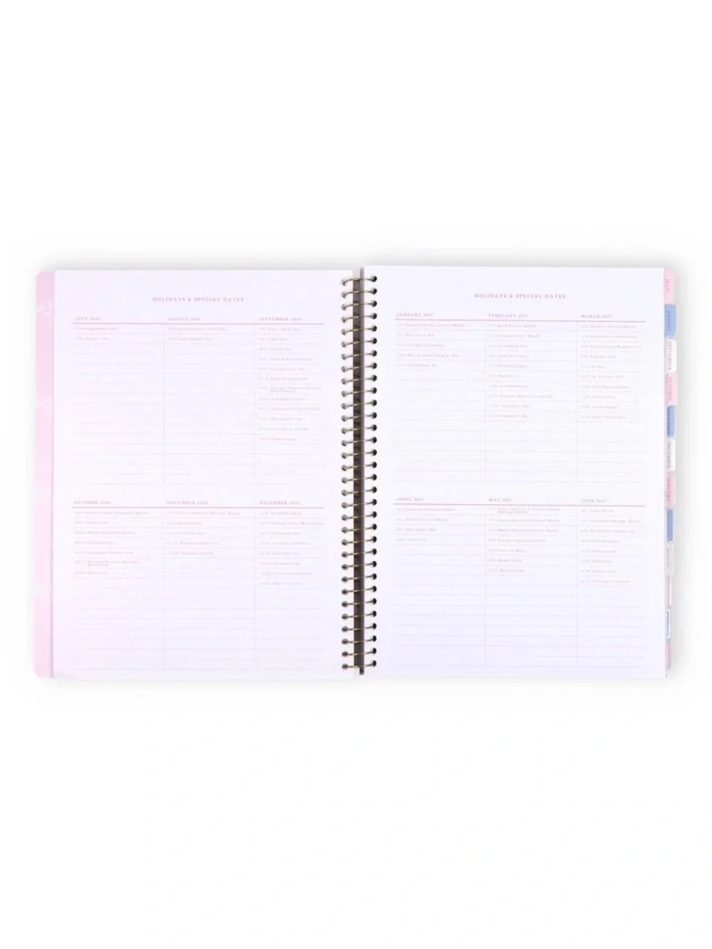 LoveShackFancy spiral bound